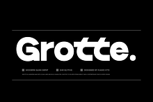 Grotte Modern Sans Serif Font