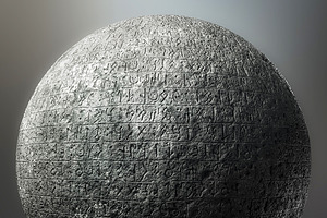 Turkic texts, a Textures & Material 3D Model by happy brush