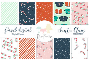Santa Claus simple patterns