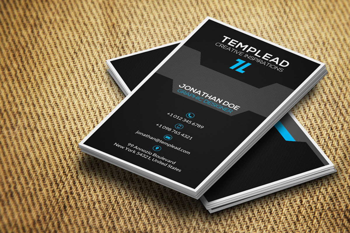 Corporate Business Card CM128, a Business Card Template by annozio (Photo 2 of 4)