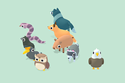 Forest Animals - Quirky Series, an Animal 3D Model by Polydactyl (Thumbnail 6 of 6)