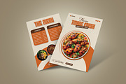 2-Sided Restaurant Menu Template, a Brochure Template by vectorlnk (Thumbnail 1 of 5)
