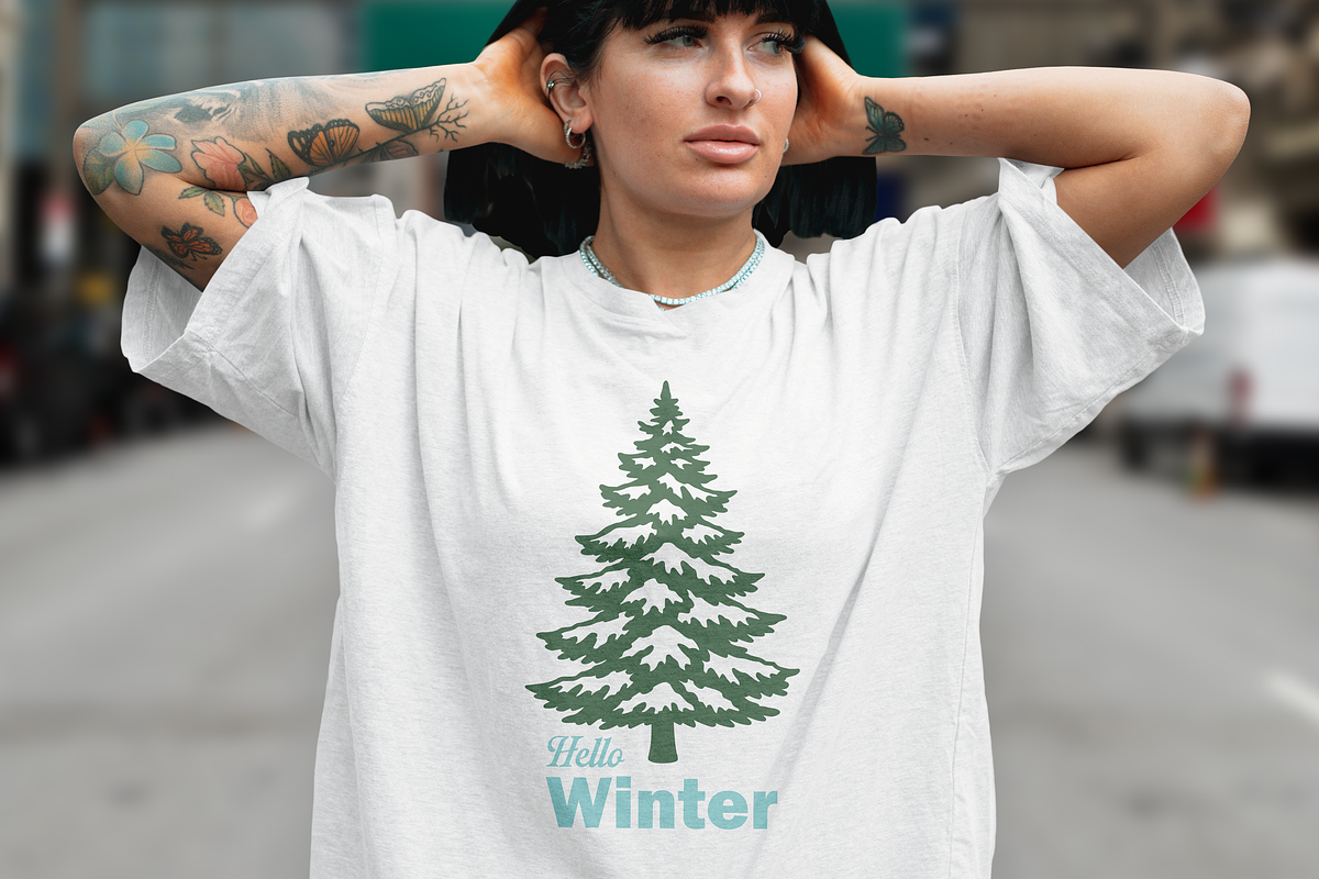 Snowy Pine Tree SVG PNG Bundle, a Seasonal Illustration by Kusumaillustration (Photo 13 of 14)