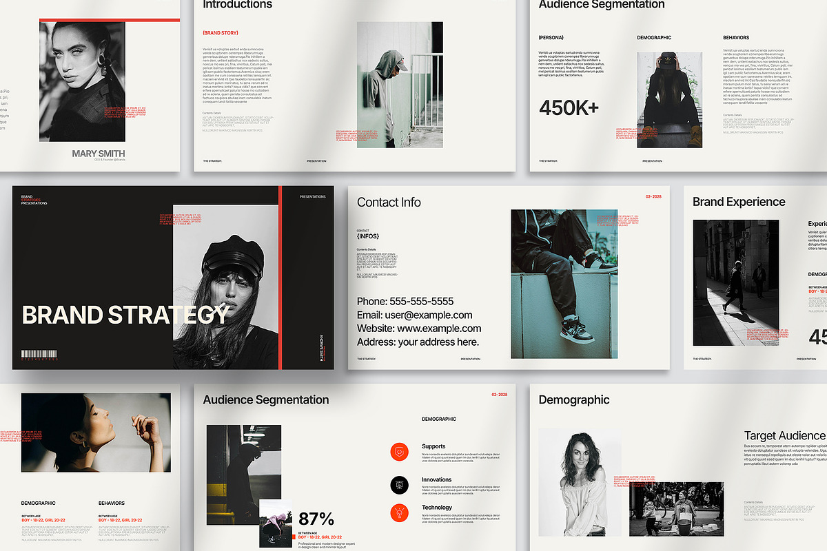 Brand Strategy Presentation Template, a Presentation Template by Oriofix (Photo 3 of 11)