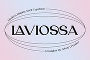 Laviossa Modern Serif Typeface, a Font by Jehoo Creative (Thumbnail 1 of 10)