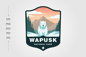 Wapusk National Park mountains, a Branding & Logo Template by lawoel