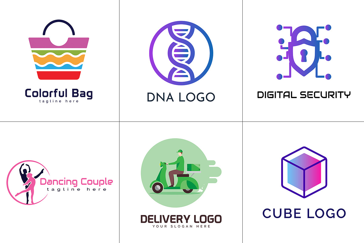 800+ Professional Logos Bundle, a Branding & Logo Template by Design Forest (Photo 18 of 48)