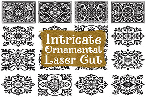 Elegant Ornamental Laser Cut, an Illustration by Designs_River