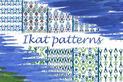 Ikat patterns, a Pattern Graphic by ramika (Thumbnail 1 of 10)