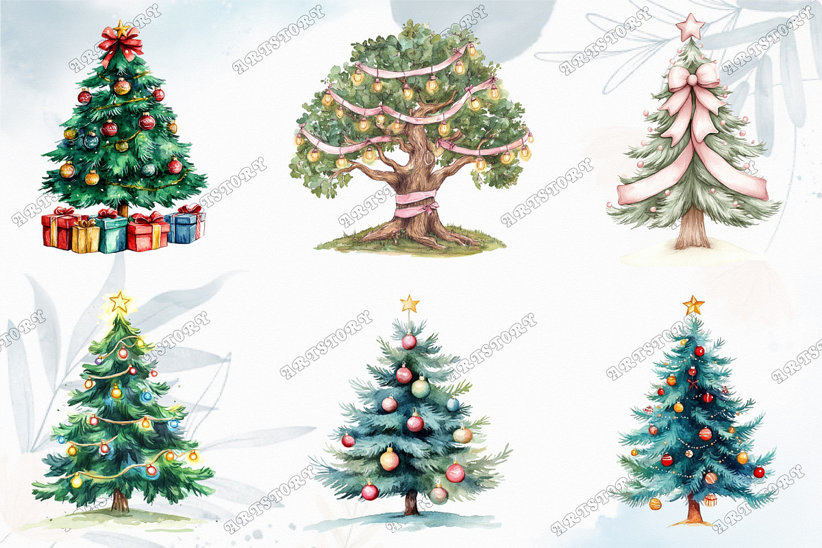 Cute Doodle Christmas Tree Sublimati, a Graphic by designcity5 (Photo 3 of 5)