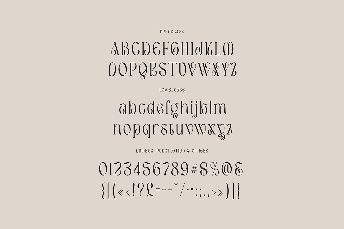 Caferinam Deco & Elegant Serif, a Serif Font by Cruzine (Photo 5 of 10)