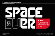 Space Over - Futuristic Sans Serif, a Sans Serif Font by figuree studio (Thumbnail 1 of 10)
