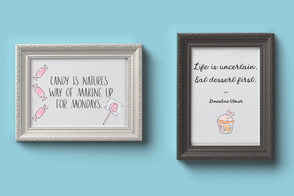 Sweet Nothings, a Decorative Illustration by Rawberry Strubarb Ink. (Photo 4 of 6)
