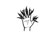 Hand Plant Growth Bundle, an Illustration by yasushie (Thumbnail 5 of 31)