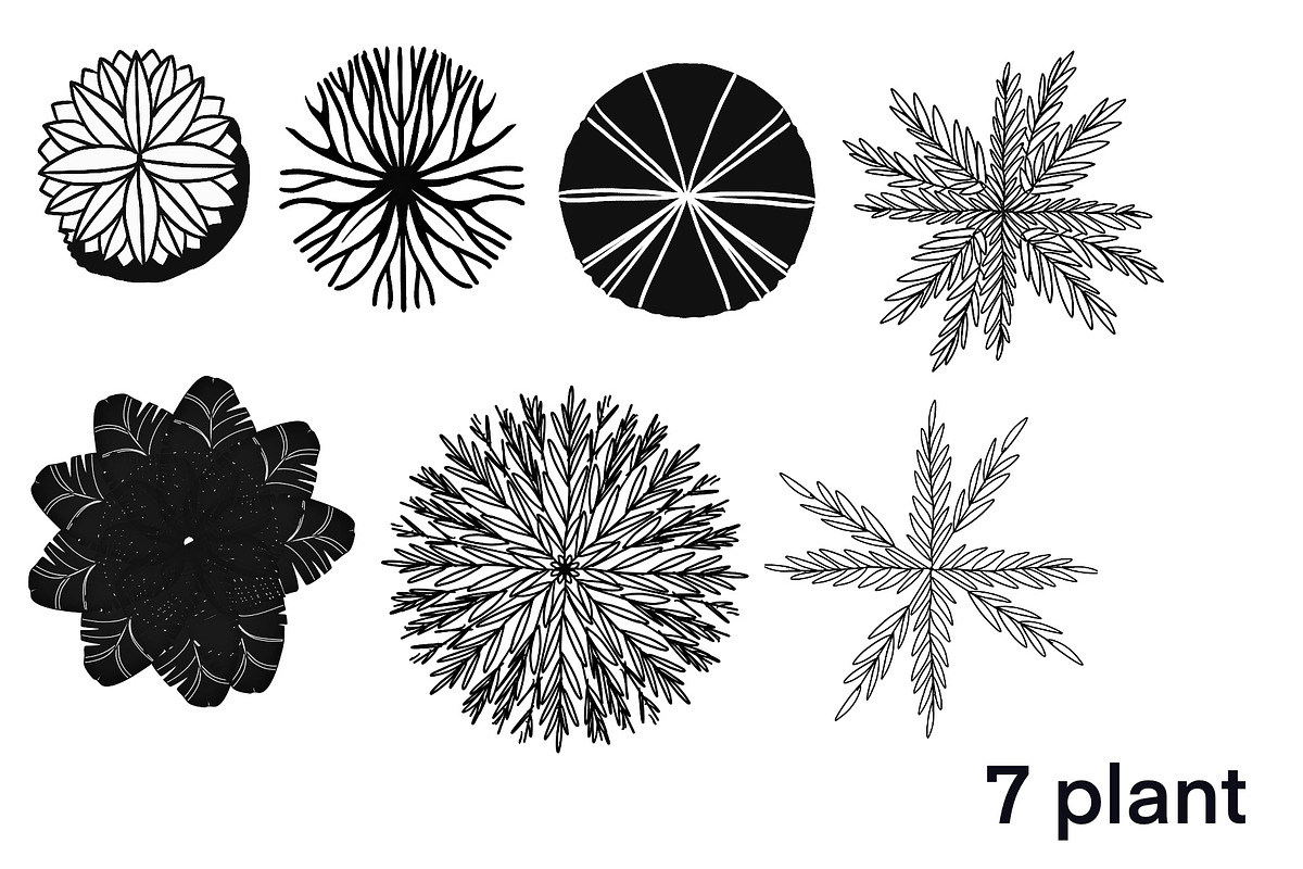 Landscape design procreate brush set, a Brush Add-On by Meisanmui (Photo 4 of 8)
