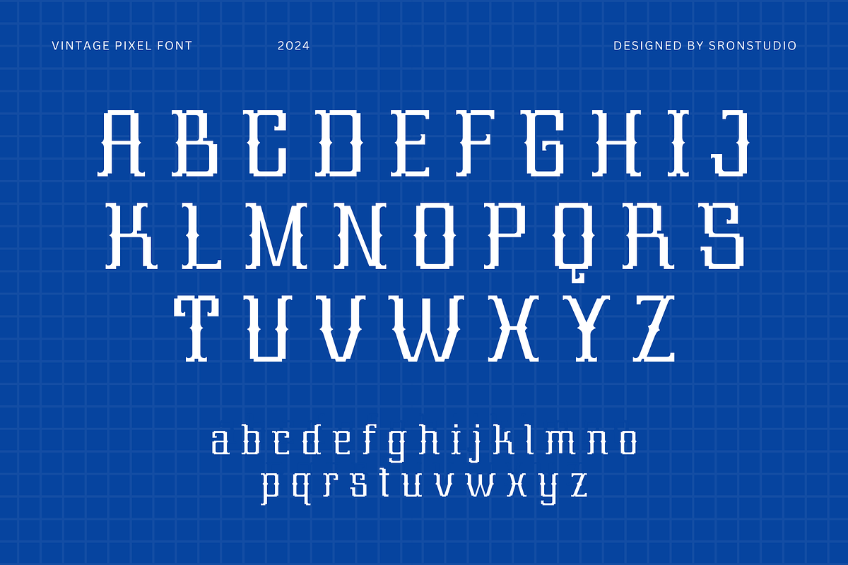 Cowboy Pixel - Western Pixel Font, a Serif Font by Sronstudio (Photo 10 of 11)