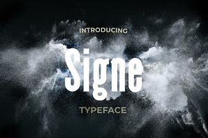 Signe | Condensed Font