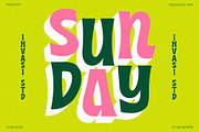 Kletvk - Curved Display Retro, a Sans Serif Font by Invasi Studio (Thumbnail 3 of 10)