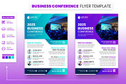 Business Conference Flyer, a Flyer Template by Mk_Studio (Thumbnail 1 of 3)