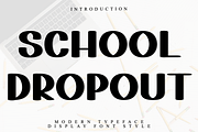 School Dropout, a Script Font by FreshTypeINK (Thumbnail 1 of 8)