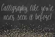 Scratch Super Sketchy Script, a Script Font by Printable Wisdom (Thumbnail 3 of 4)