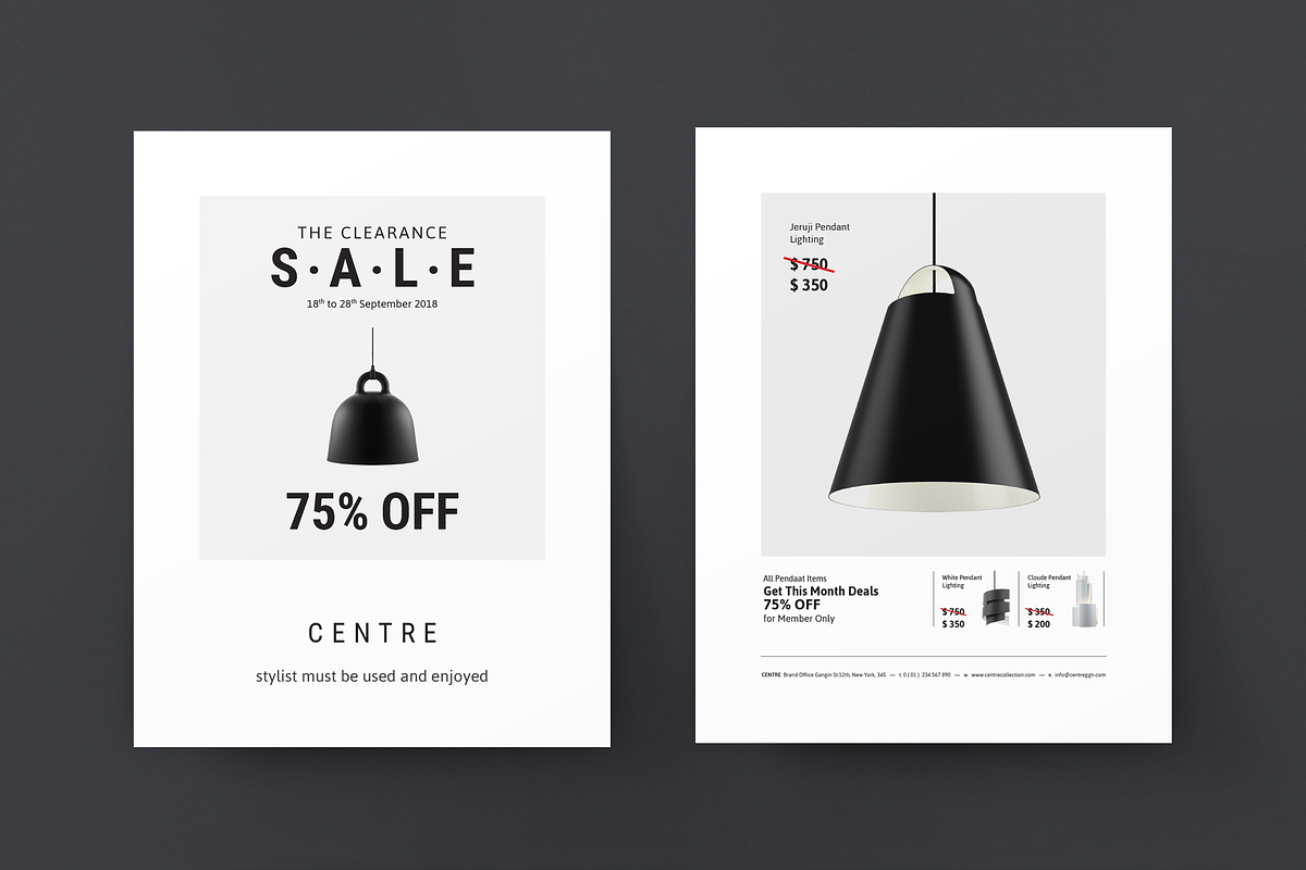 C E N T R E — Lighiting Flyer, a Flyer Template by BOXKAYU (Photo 3 of 7)