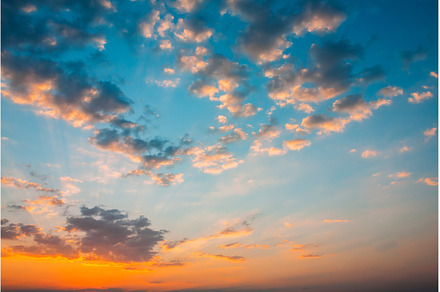 Sunset Sunrise Sky Background, a Nature Photo by Our Amazing World