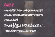 Pinky - Bold Handwritten Font, a Sans Serif Font by Cruzine (Thumbnail 2 of 6)