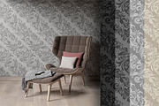 Ornate Baroque Damask Pattern., a Decorative Illustration by EireenBel (Thumbnail 5 of 8)