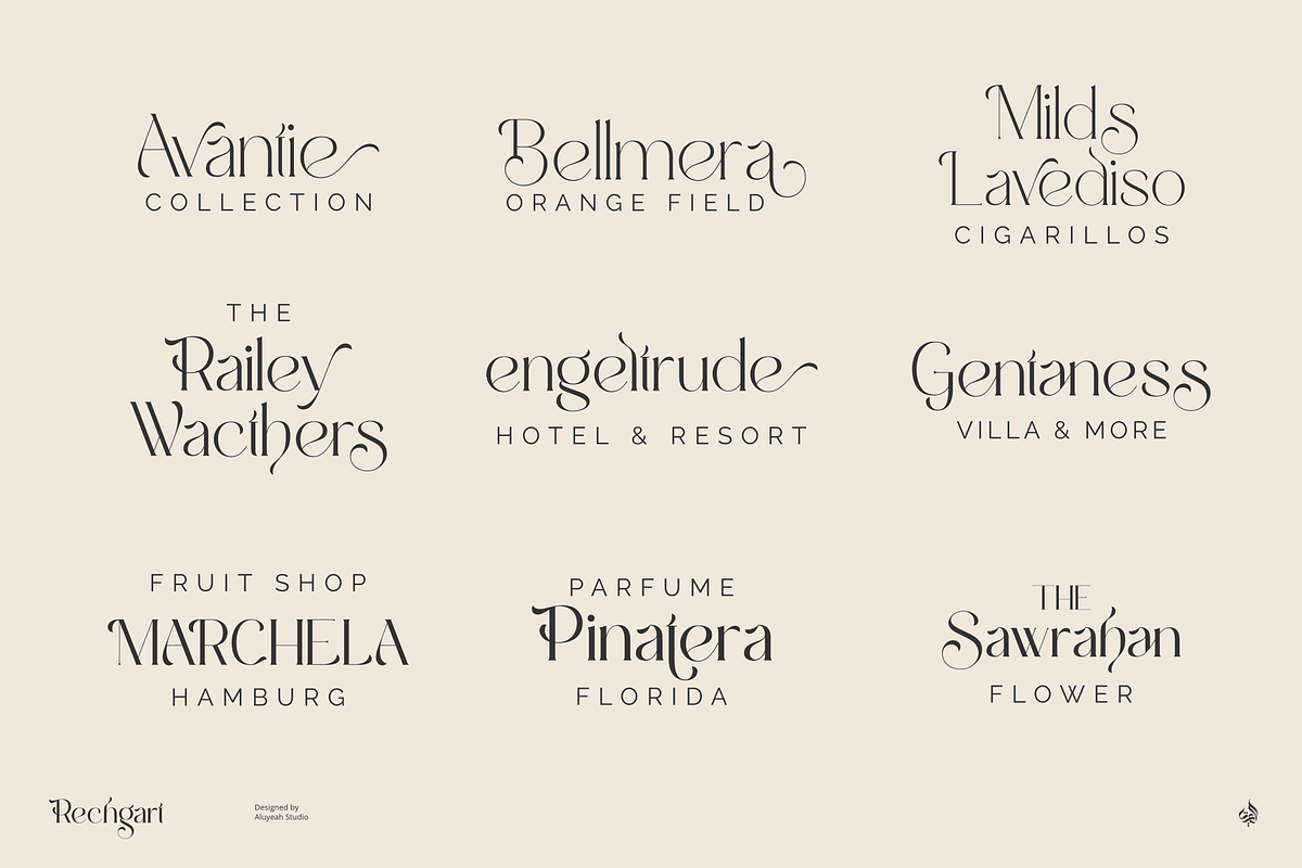 Rechgart, a Serif Font by Aluyeah Studio (Photo 14 of 15)