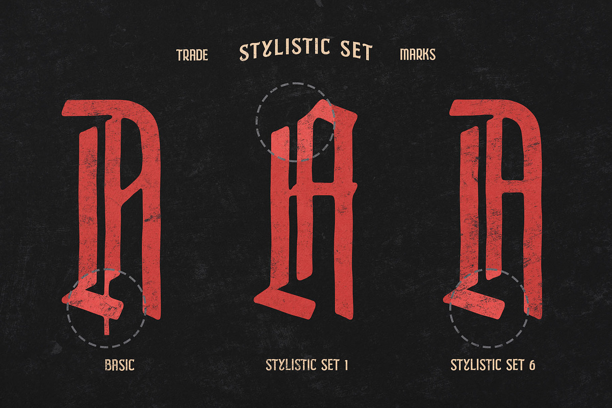 Wellfoge Blackletter Rough Font, a Blackletter Font by alit design (Photo 16 of 20)
