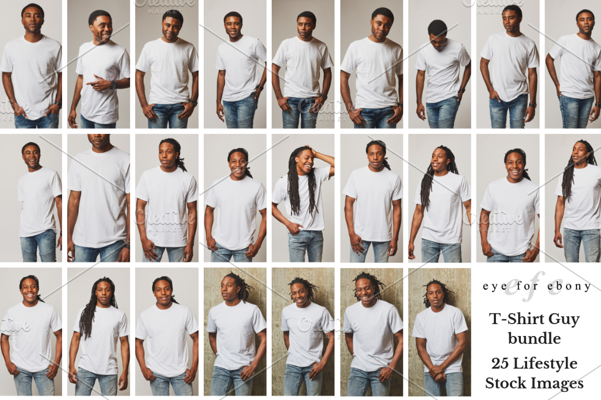 African American Male Model T-Shirt, a Person Photo by Eye for Ebony (Photo 2 of 2)