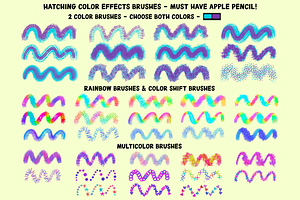 Procreate Hatching Brush Set