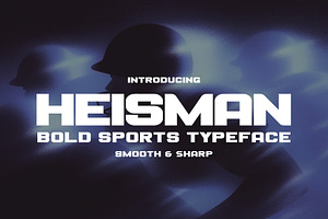 Heisman - Sports Display Typeface, a Font by HipFonts