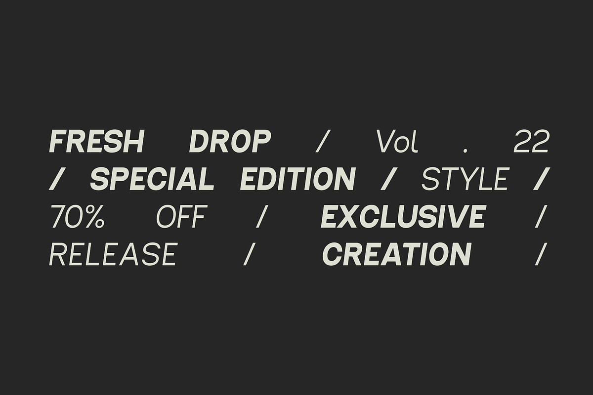 Poltab Italic, a Sans Serif Font by Glyphminds Studios (Photo 7 of 9)