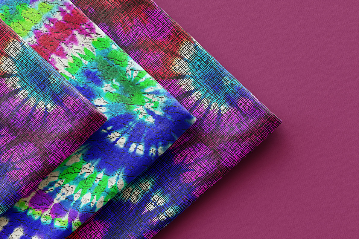 Tie-Dye Texture Digital Papers #77, a Texture Graphic by Digital Art Collectibles (Photo 2 of 5)