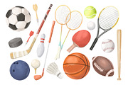 Sports Clipart, Sports Ball PNG, a Sport Illustration by ArtGiftsStudio (Thumbnail 2 of 3)