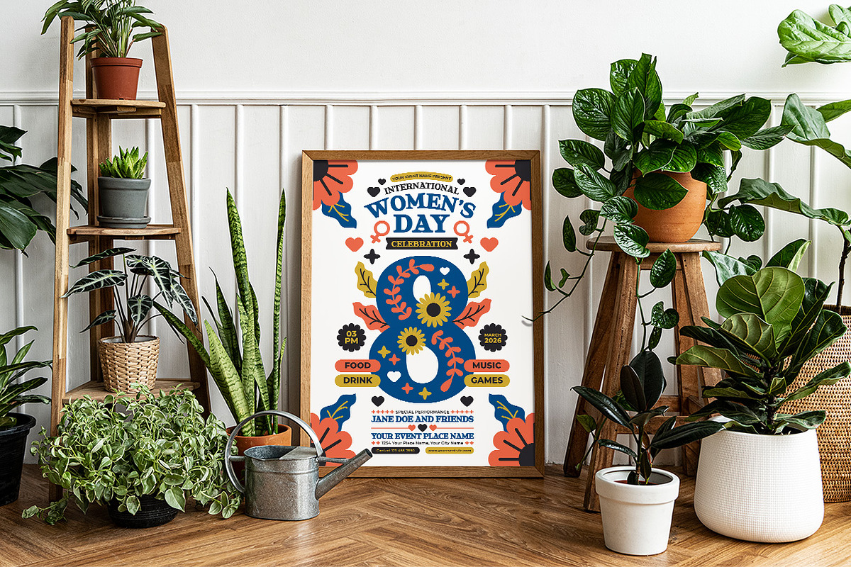 International Women's Day Flyer, a Flyer Template by Hole Hope Design (Photo 2 of 5)