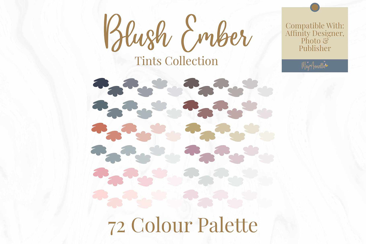Affinity Tints Pastel Romantic, a Palette Add-On by May Annella (Photo 1 of 8)