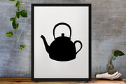 Teapot Pour Silhouette SVG, an Object Illustration by newminddesign (Thumbnail 3 of 3)