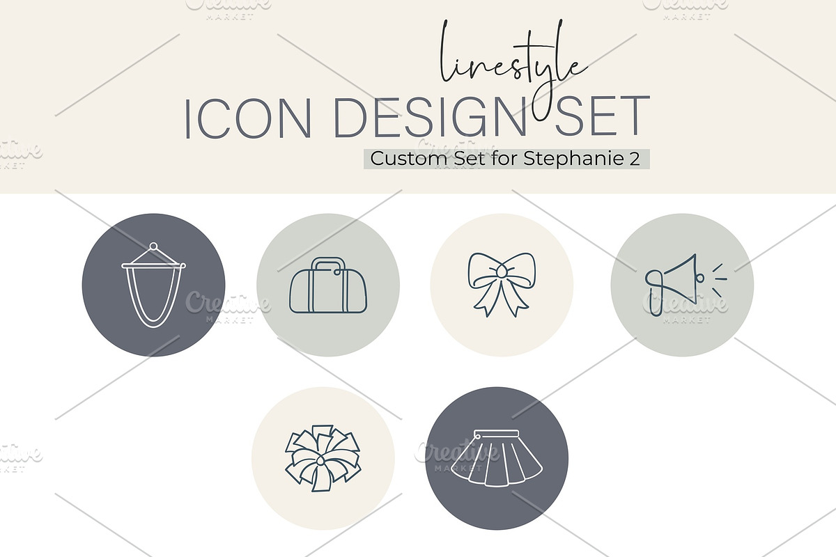 Custom Set for Stephanie 2, an Outline Icon by pepulousdsg (Photo 1 of 2)