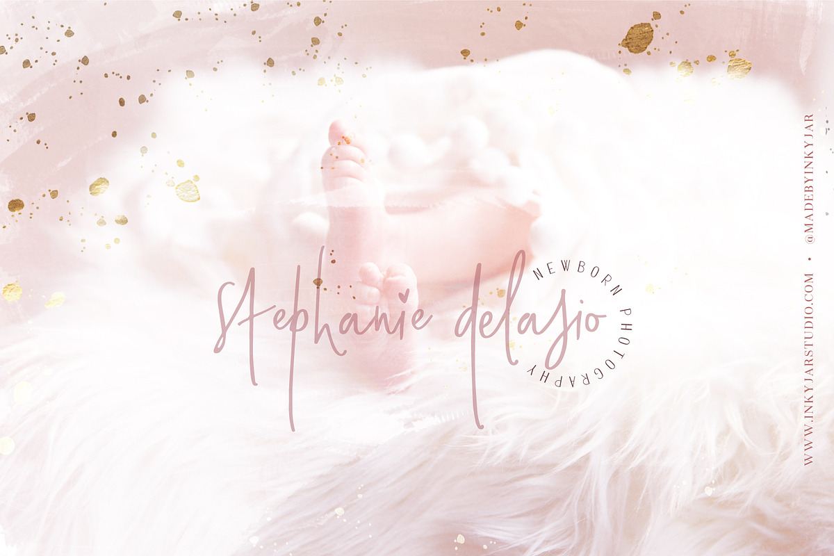 Stylish Font Duo + Logo Templates, a Sans Serif Font by Inky Jar Design Studio (Photo 10 of 14)