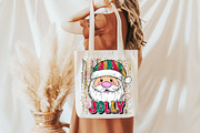 Jolly Santa Brushstroke Glitter Png, an Illustration by Libby Wishes (Thumbnail 4 of 6)