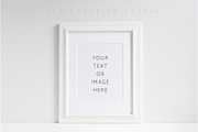 White Picture Frame Isolated, a Print Template by Her Creative Studio (Thumbnail 1 of 2)