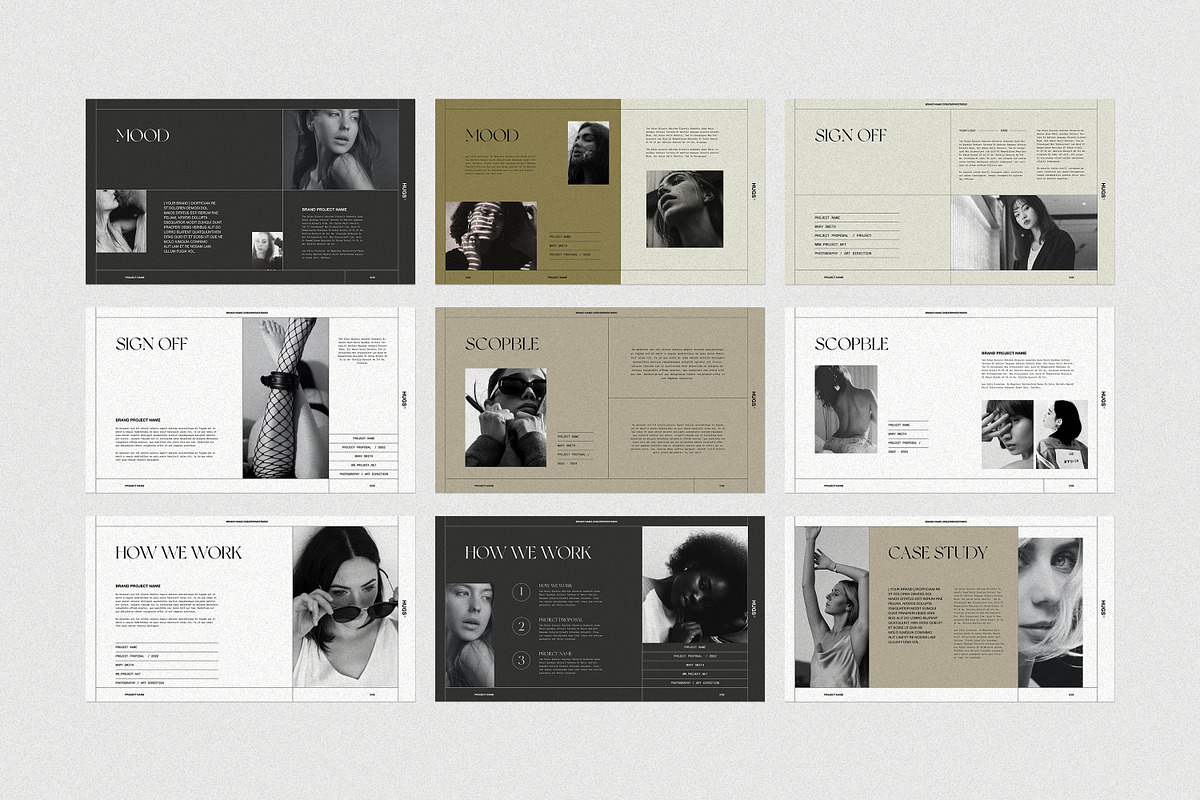 HUGS | Brand Proposal, a Presentation Template by creathrivestudio (Photo 10 of 12)