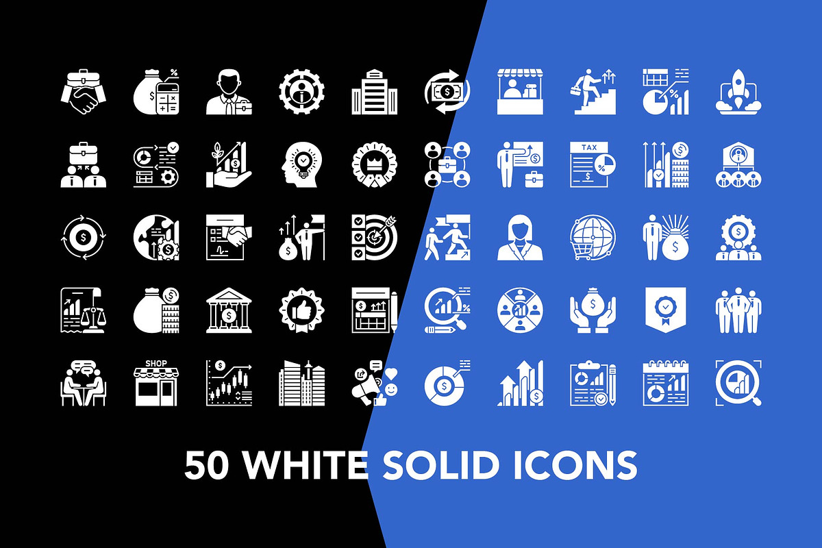 200 Business Vector Icon Set, an Icon by Genestro Shop (Photo 5 of 5)