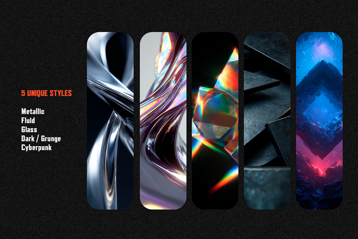 Abstract 3D Prompt Pack – 50 Prompts, a Background Graphic by BeNone Designs (Photo 5 of 6)