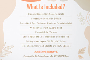 Canva Certificate Template