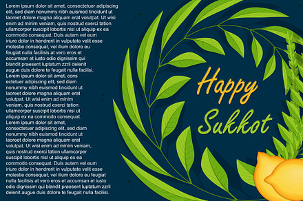Happy Sukkot design