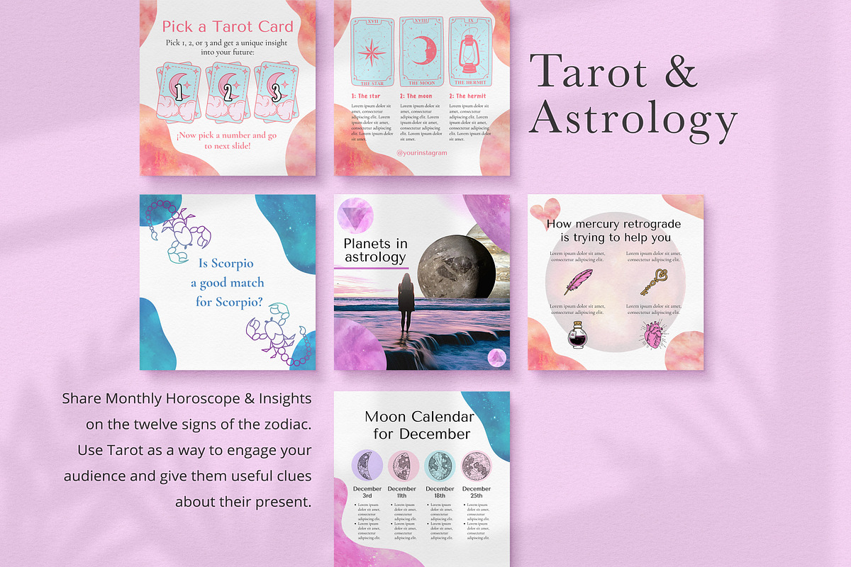 Holistic Coach Instagram Templates, a Social Media Template by Sakura Digitals (Photo 3 of 4)